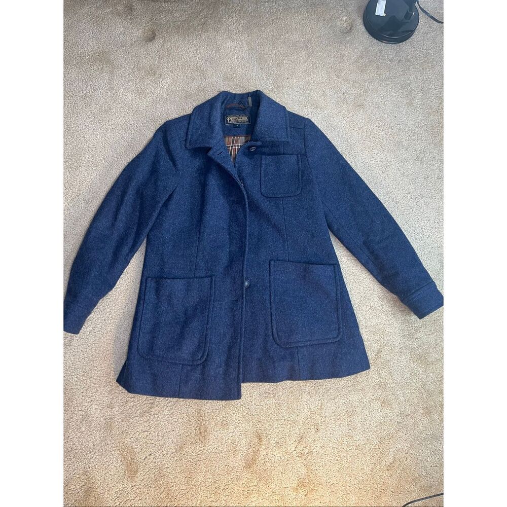 Pendleton Women’s Wool Jacket Blue Plaid Lined Size 6 Vintage - Picture 13 of 13